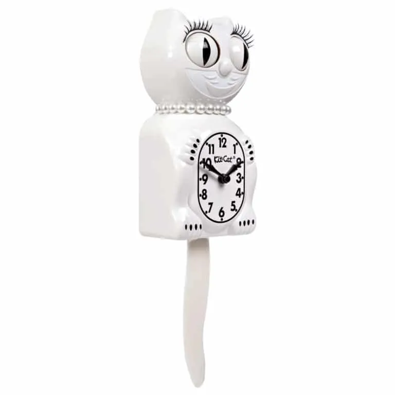 Kit-Cat Klock White Lady Limited Edition (15.5″ high)