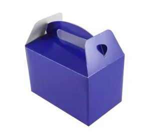Royal Blue Party Boxes x 6